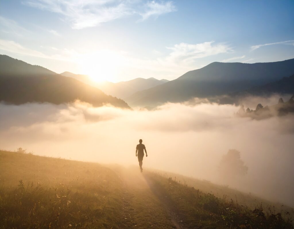 Coureur en nature