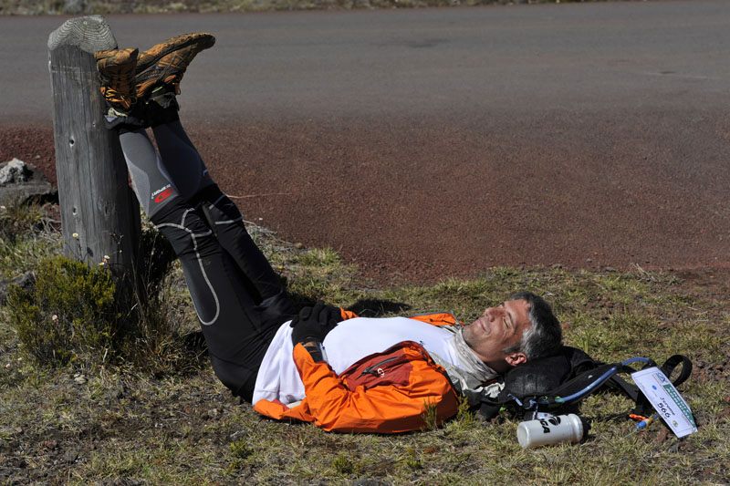 Coureur qui dort