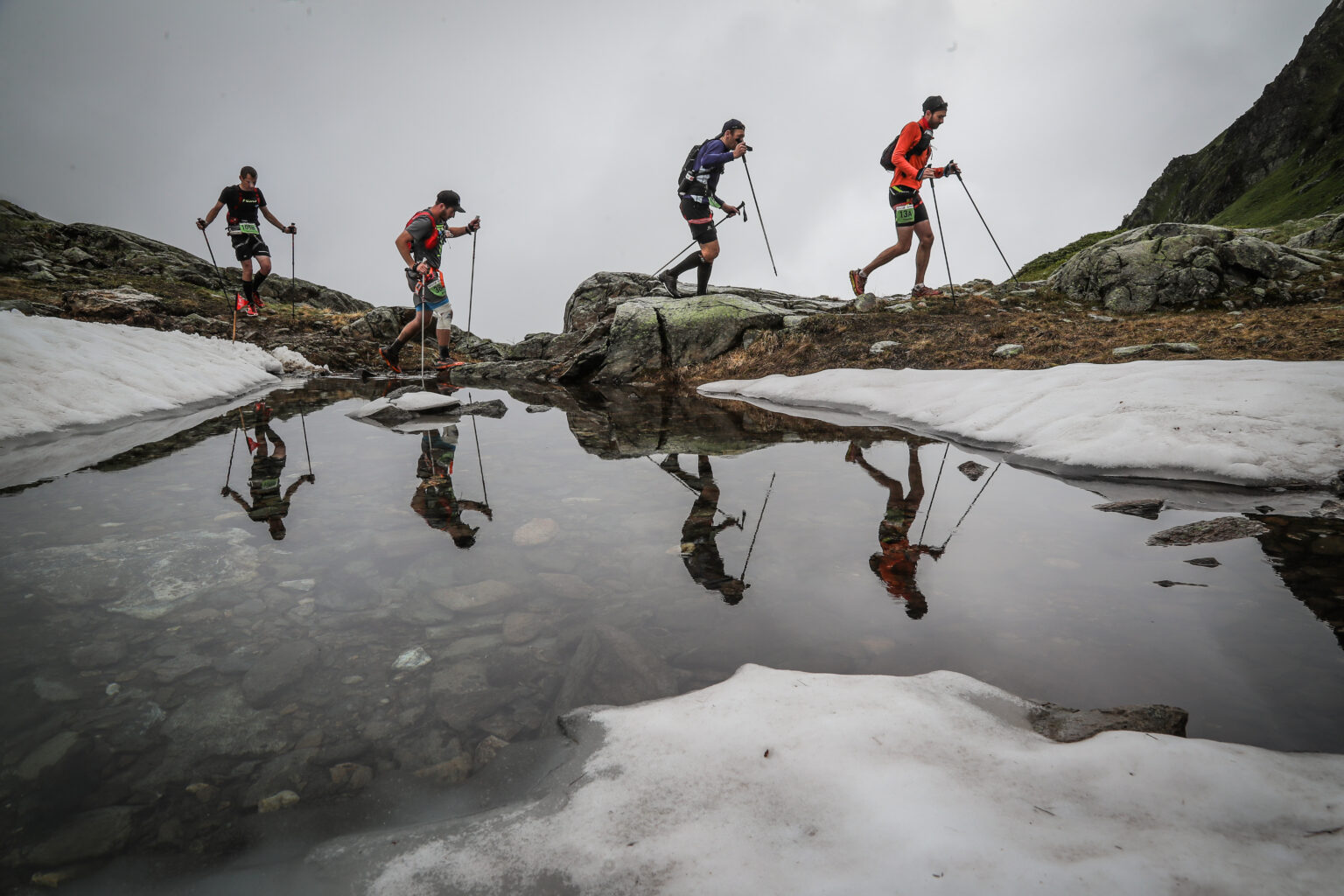 Coureurs ultra trail